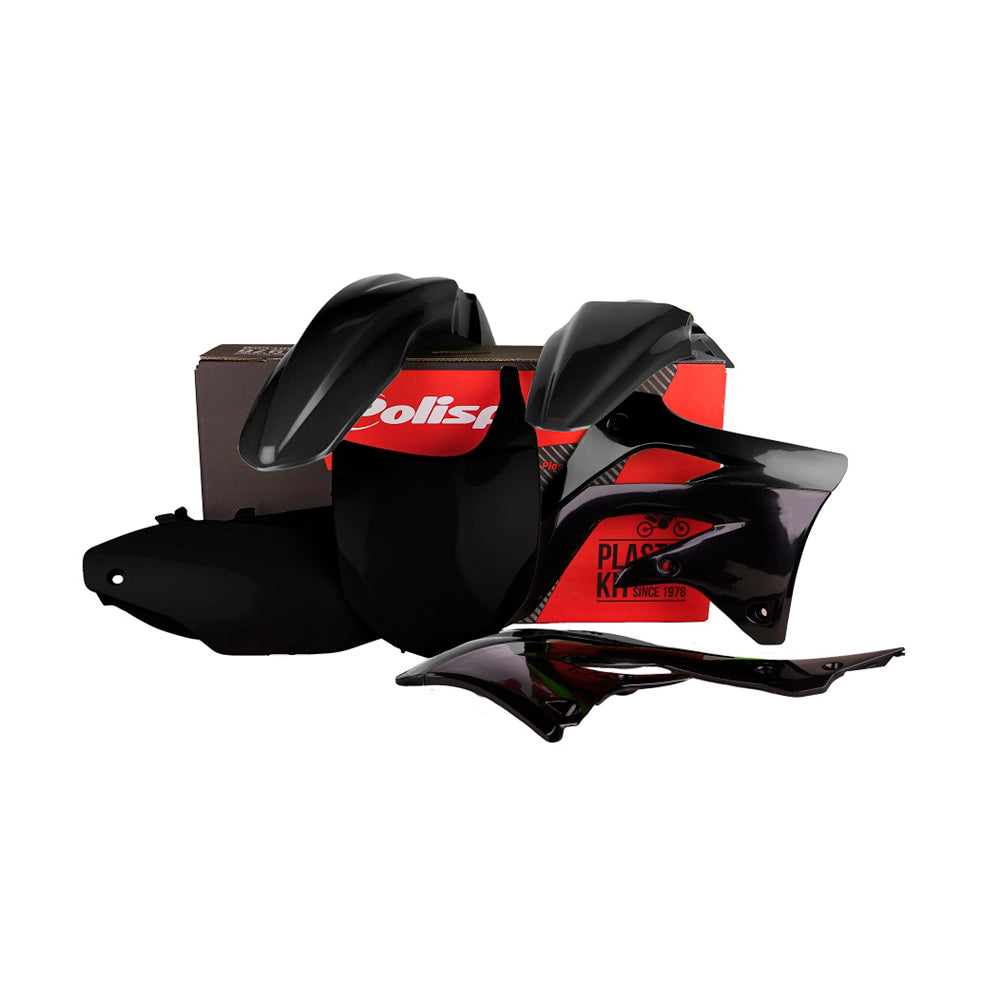 Polisport Plastics Box Kit For Kawasaki KX 450F Black 2012